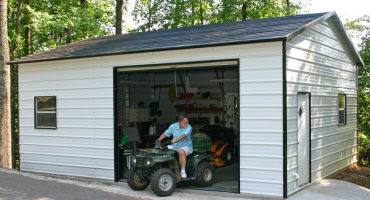 Enclosed Metal Garages for Safe, Secure Storage